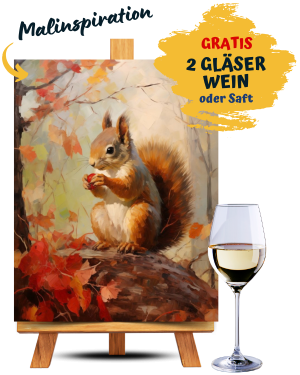 Eichhörnchen im Herbst